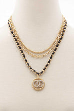 Load image into Gallery viewer, Double Circle Layered Necklace - www.novixan.com

