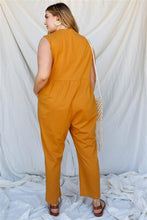 Laden Sie das Bild in den Galerie-Viewer, Cotton Front Sleeveless Jumpsuit - www.novixan.com
