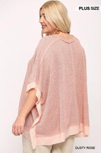 Load image into Gallery viewer, Light Knit Boxy Top With Poncho Sleeve - www.novixan.com
