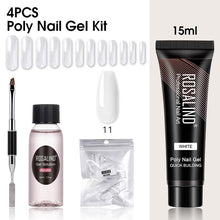 Load image into Gallery viewer, Manicure Gel Nail Kit With UV Lamp and Poly Nail Gel Extension - www.novixan.com
