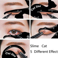 Laden Sie das Bild in den Galerie-Viewer, Cat Line Eyeliner Stencils Makeup Tool - www.novixan.com
