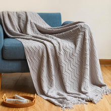 Load image into Gallery viewer, Nordic Knitted Sofa Bed Blanket - www.novixan.com
