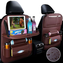Load image into Gallery viewer, Car Back Seat Organizer With Foldable Table Net In Trunk
