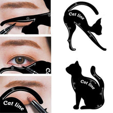 Load image into Gallery viewer, Cat Line Eyeliner Stencils Makeup Tool - www.novixan.com
