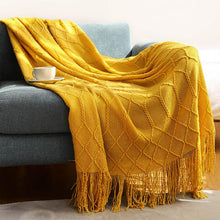 Cargue la imagen en el visor de la galería, Nordic Knitted Sofa Bed Blanket - www.novixan.com
