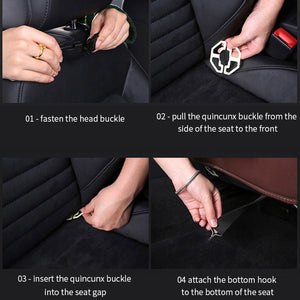 Auto-Rücksitz-Organizer mit faltbarem Tischnetz im Kofferraum