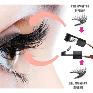 Magnetic Reusable Eyelashes with Tweezers - www.novixan.com