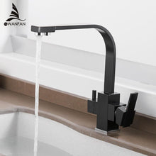 Load image into Gallery viewer, Deck Mounted Mixer Tap 360 Degree Rotation Kitchen Faucets with Water Purification Tap - www.novixan.com
