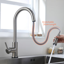 Laden Sie das Bild in den Galerie-Viewer, Stainless Steel Smart Kitchen Faucets with Mixed Touch Control Sink Tap - www.novixan.com

