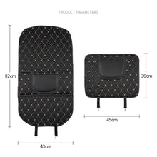 Load image into Gallery viewer, Anti Child Kick Pad for Car PU Leather Seat Back Cover

