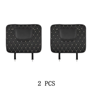 Anti Child Kick Pad for Car PU Leather Seat Back Cover