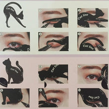 Cargue la imagen en el visor de la galería, Cat Line Eyeliner Stencils Makeup Tool - www.novixan.com
