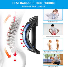 Load image into Gallery viewer, Adjustable Multi-level Back Massager Spine Support - www.novixan.com
