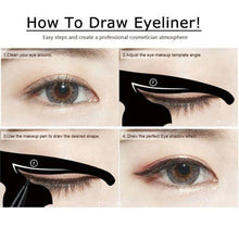 Load image into Gallery viewer, Cat Line Eyeliner Stencils Makeup Tool - www.novixan.com
