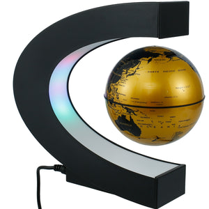 Floating Magnetic Globe LED Rotating Lights