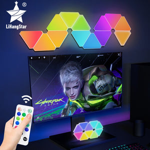 USB Touch LED Triangle Wall Night für Spielzimmer
