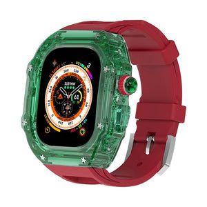 Transparentes Luxus-Modifikationskit-Gehäuse für Apple Watch