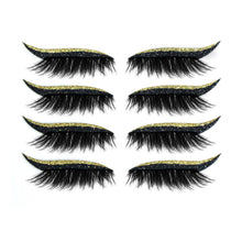 Load image into Gallery viewer, Eyeliner Eyelashes 2 In 1 Sticker Double Eyelid Line Patch Reusable Waterproof - www.novixan.com
