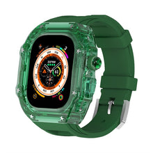 Laden Sie das Bild in den Galerie-Viewer, Transparentes Luxus-Modifikationskit-Gehäuse für Apple Watch
