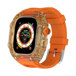 Transparentes Luxus-Modifikationskit-Gehäuse für Apple Watch