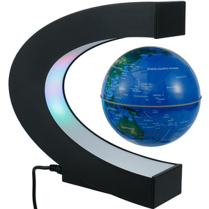 Floating Magnetic Globe LED Rotating Lights