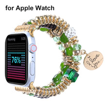 Laden Sie das Bild in den Galerie-Viewer, Women&#39;s Beaded Bracelet for Apple Watch
