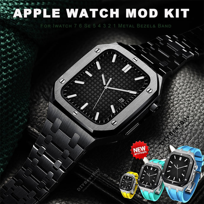 Apple Watch Modification Kit Bezel Case and Band