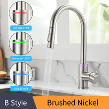 Laden Sie das Bild in den Galerie-Viewer, Single Handle Kitchen Swivel Faucets with Water Mixer Tap - www.novixan.com
