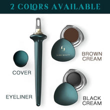 Cargue la imagen en el visor de la galería, Silicone Eyeliner Eye Shadow Brush With Gel - www.novixan.com
