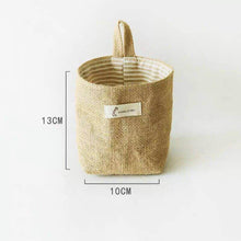 Load image into Gallery viewer, Cotton Linen Hanging Storage Basket - www.novixan.com
