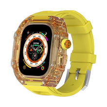 Laden Sie das Bild in den Galerie-Viewer, Transparentes Luxus-Modifikationskit-Gehäuse für Apple Watch
