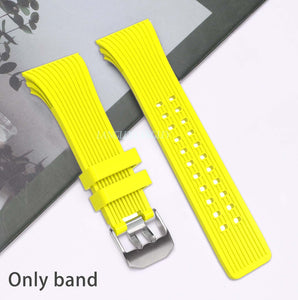 Metal Case with Silicone band for Apple Watch - www.novixan.com