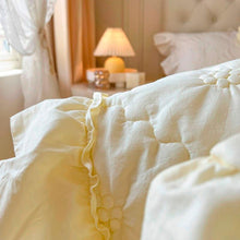 Load image into Gallery viewer, Cotton Pinch Pleated Textured 4/6Pcs Duvet Cover Set - www.novixan.com
