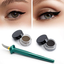 Cargue la imagen en el visor de la galería, Eyeliner Guide tool Eyeshadow brush and Eyeliner Gel - www.novixan.com
