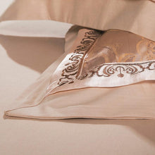Cargue la imagen en el visor de la galería, Luxury Satin Duvet Cover 4/6 Pcs Bedding Set - www.novixan.com
