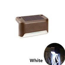 Laden Sie das Bild in den Galerie-Viewer, Waterproof Outdoor LED Solar Stair Lamp - www.novixan.com
