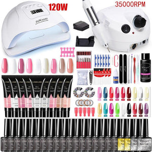 Manicure Set for Nail Extensions With Gel Nail Polish Set - www.novixan.com