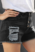 Cargue la imagen en el visor de la galería, Gypsy Mid-rise Distressed Denim Shorts - www.novixan.com
