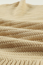 Cargue la imagen en el visor de la galería, Solid Color Stand Collar Textured Sweater - www.novixan.com
