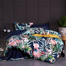 Laden Sie das Bild in den Galerie-Viewer, Tropical plant printing Bedding Set Duvet Cover Bed Sheet set Pillowcases - www.novixan.com
