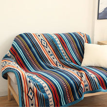 Cargue la imagen en el visor de la galería, Super Soft Retro Flannel Fleece Bohemian Couch Throw Blanket - www.novixan.com
