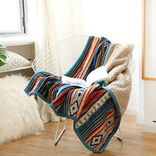 Laden Sie das Bild in den Galerie-Viewer, Super Soft Retro Flannel Fleece Bohemian Couch Throw Blanket - www.novixan.com
