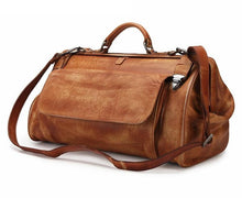 Laden Sie das Bild in den Galerie-Viewer, High Quality Leather Travel Handbags With Metal Buckle - www.novixan.com

