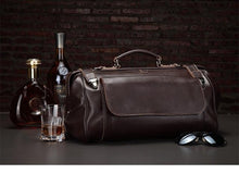 Laden Sie das Bild in den Galerie-Viewer, High Quality Leather Travel Handbags With Metal Buckle - www.novixan.com
