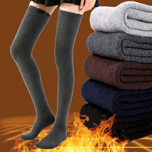 Laden Sie das Bild in den Galerie-Viewer, Winter Warm Cotton Thick Stockings Casual Thigh High Over Knee - www.novixan.com
