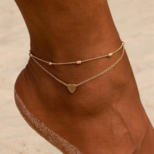 Cargue la imagen en el visor de la galería, Heart Anklets Jewelry Leg Chain - www.novixan.com
