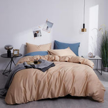 Laden Sie das Bild in den Galerie-Viewer, Silky Cotton Duvet Cover Set with Bedsheet Pillowcases - www.novixan.com
