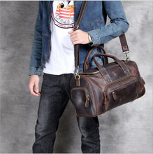 Load image into Gallery viewer, Designer Business and Travel Leather Bag - www.novixan.com
