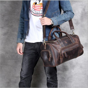 Designer Business and Travel Leather Bag - www.novixan.com