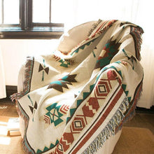 Laden Sie das Bild in den Galerie-Viewer, Bohemian Knitted Throw Blanket Sofa Covers - www.novixan.com
